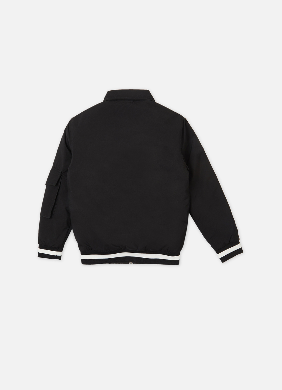 Boys Wine Ribbed Full Sleeve Jacket, , large image number 1