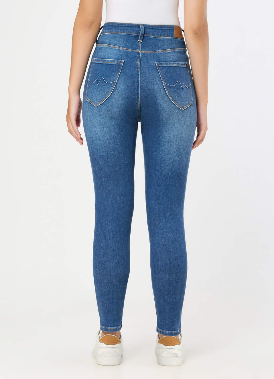 Women Med Used Skinny Jeans, , large image number 2