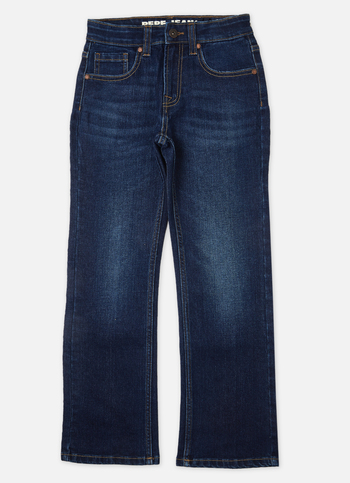 Boys Blue Mid Rise Bootcut Jeans