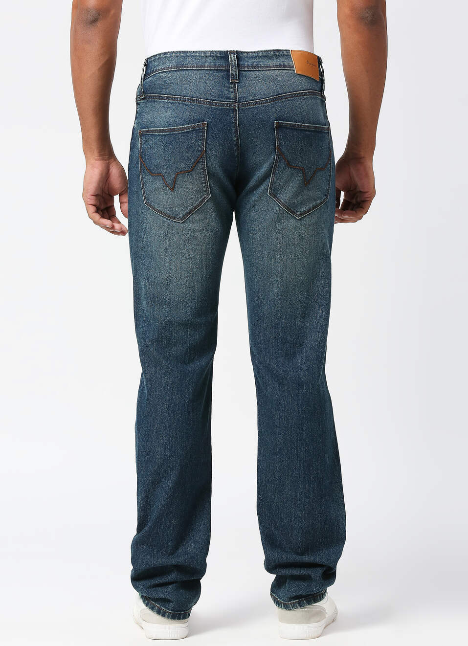 Holborne Regular Fit Mid Waist Straight Leg Jeans, , large image number 1