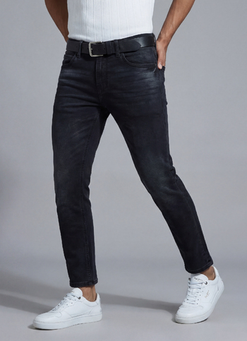 Oliver Black Mid Waist Gymindigo Ankle Jeans