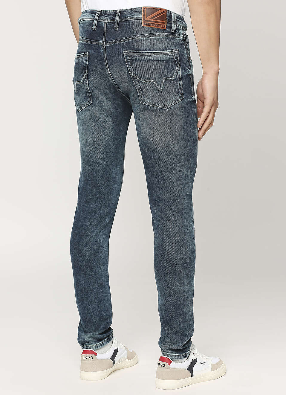 Chinox Blue Mid Rise Skinny Jeans, , large image number 3