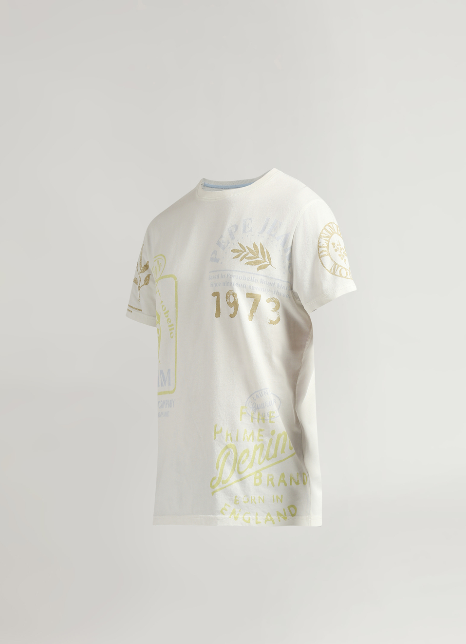 Off White Brand Print Short Sleeve T-shirt, , large image number 7