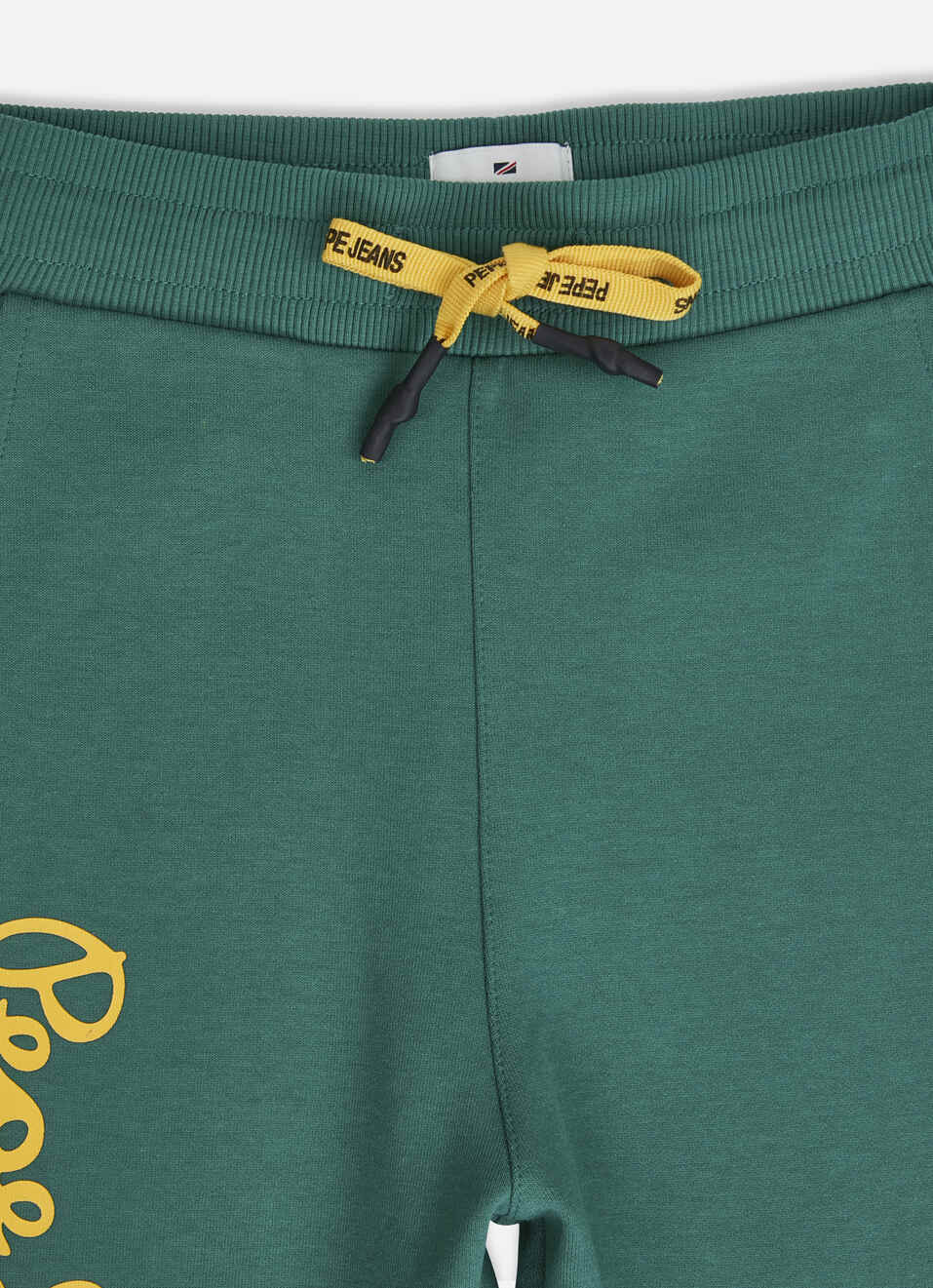 Boys Green Ribbed Waist Knit Joggers, , large image number 2