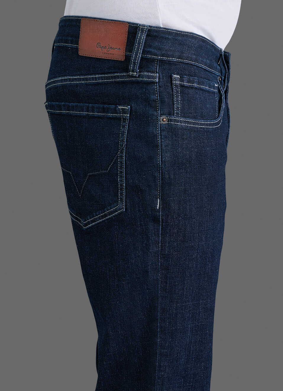 Men Blue Stretchable Bootcut Jeans, , large image number 4