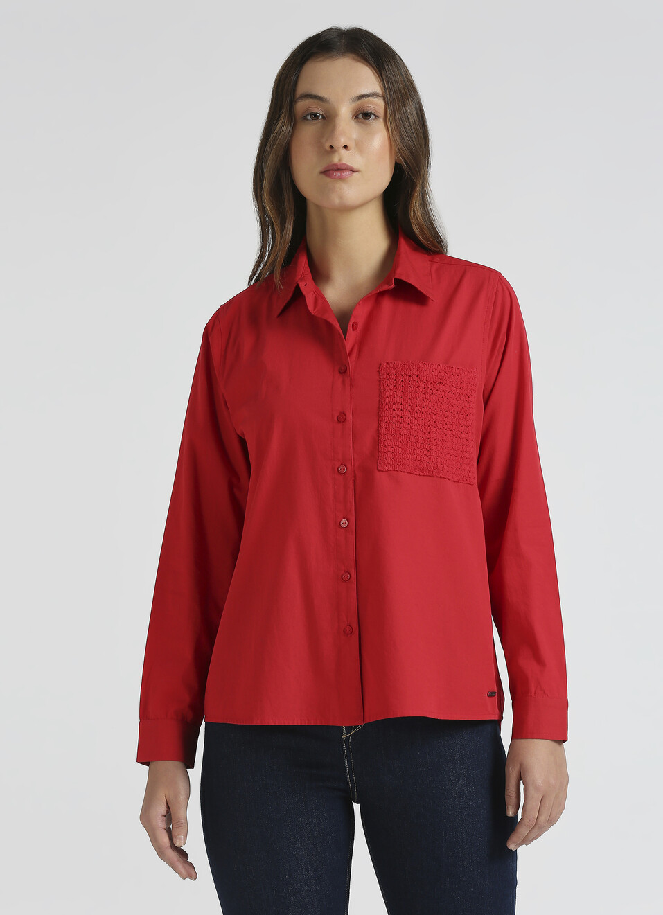 Red Full Sleeve Shirt, , large image number 1