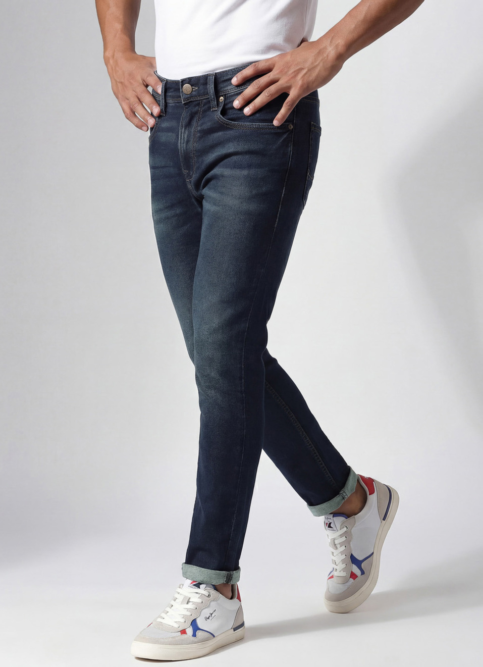Chinox Ankle Super Skinny Fit Mid Waist Ankle Jeans, , large image number 0