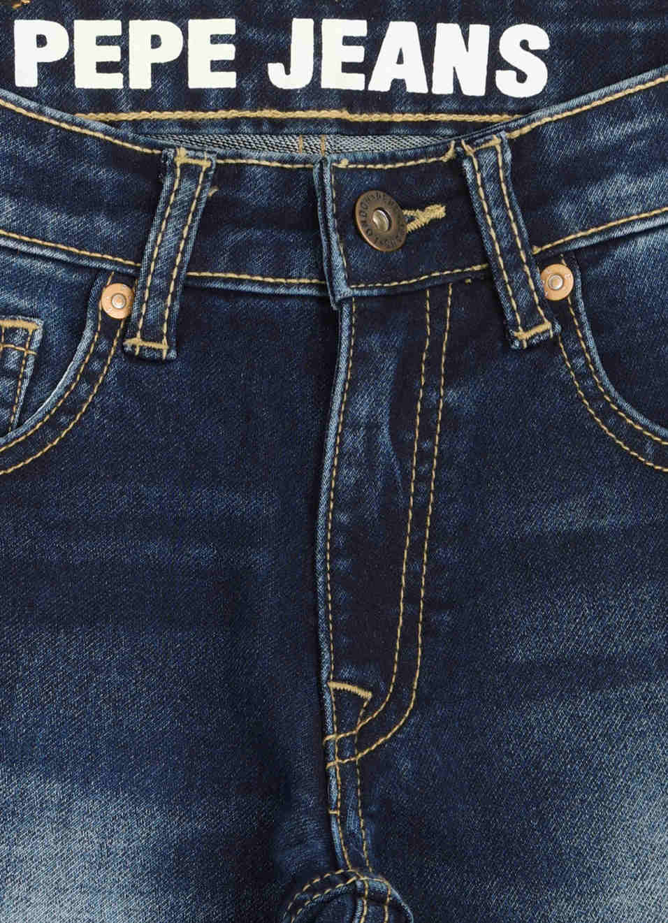 Cashed Slim Fit Mid Waist Straight Leg Jeans, , large image number 2