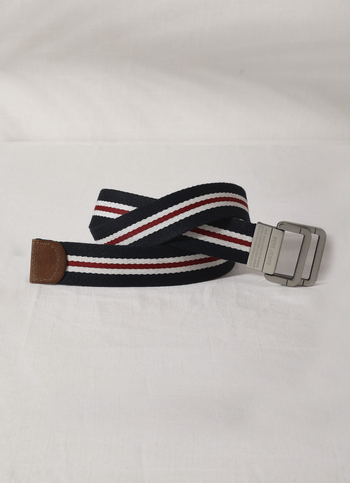 Blue Canvas Belt