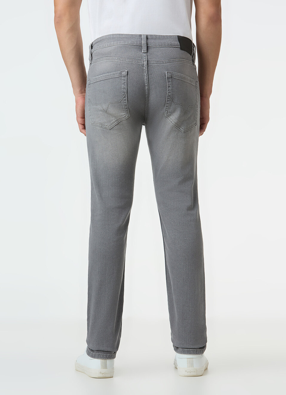 Men Grey Mid Rise Slim Fit Stretchable Jeans, , large image number 3