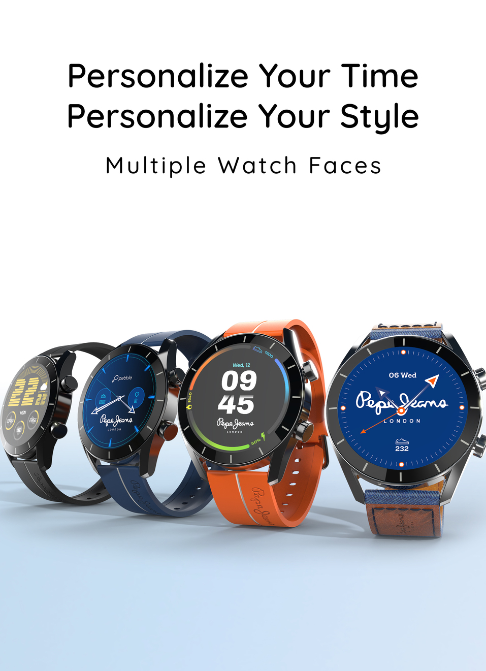 Pepe X Pebble 1.39" Bluetooth Calling Smartwatch, , large image number 7