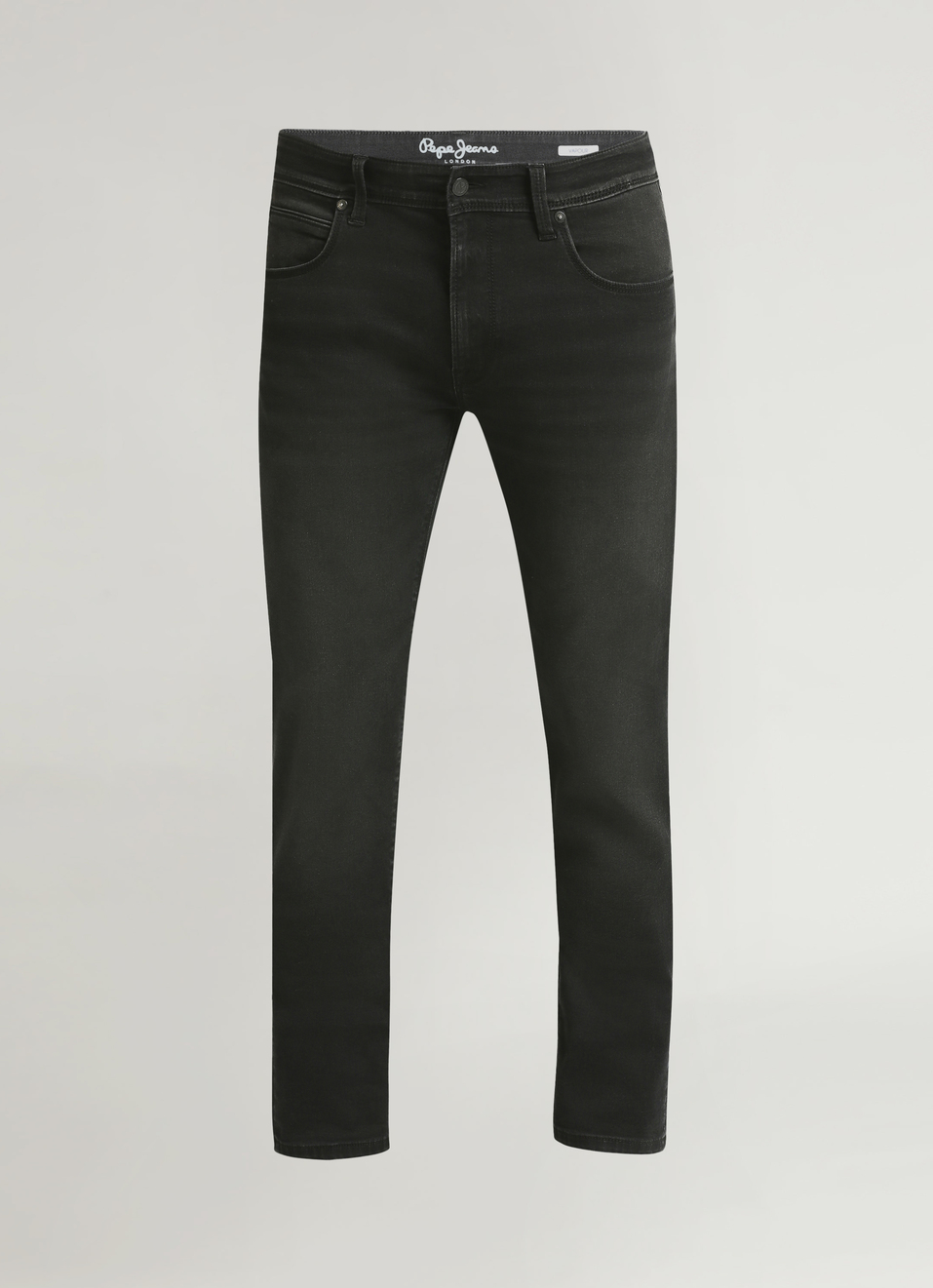 Vapour Black Mid Rise Slim Fit Jeans, , large image number 6