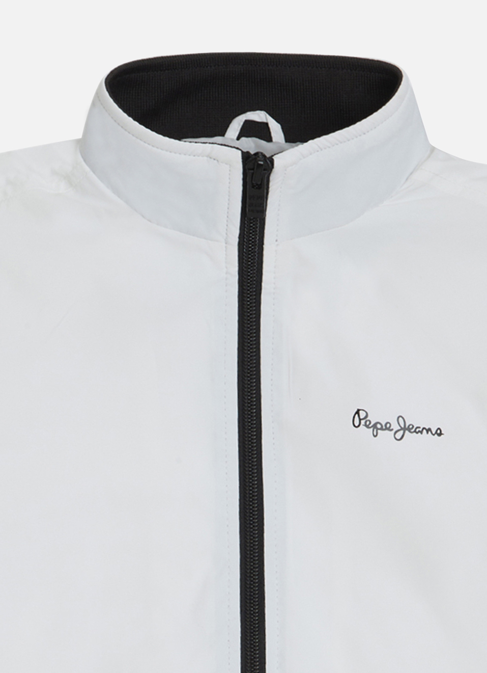 Boys White Full Sleeve Lightweight Jacket, , large image number 2