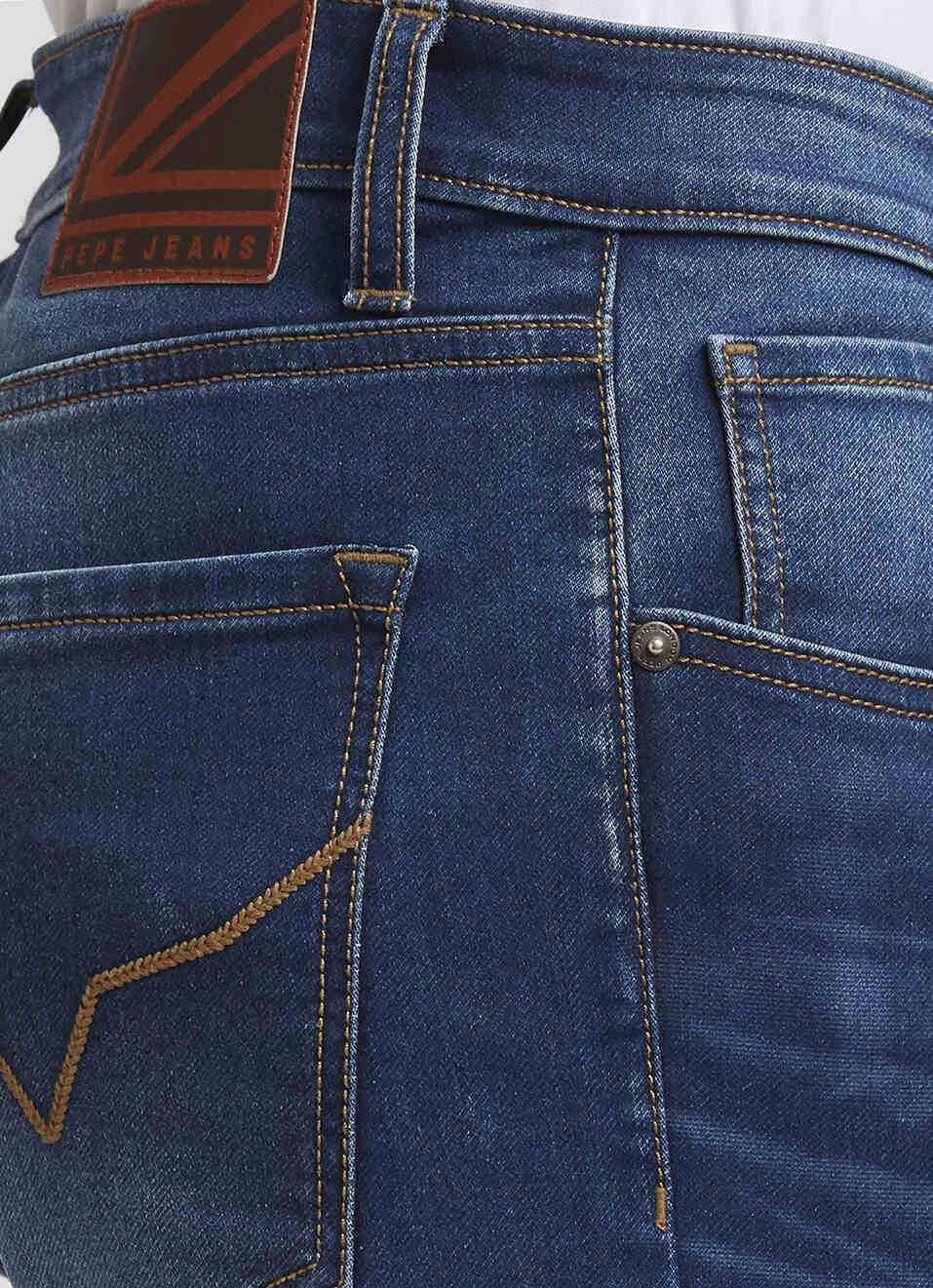 Chinox Blue Mid Rise Skinny Gymindigo Jeans, , large image number 4