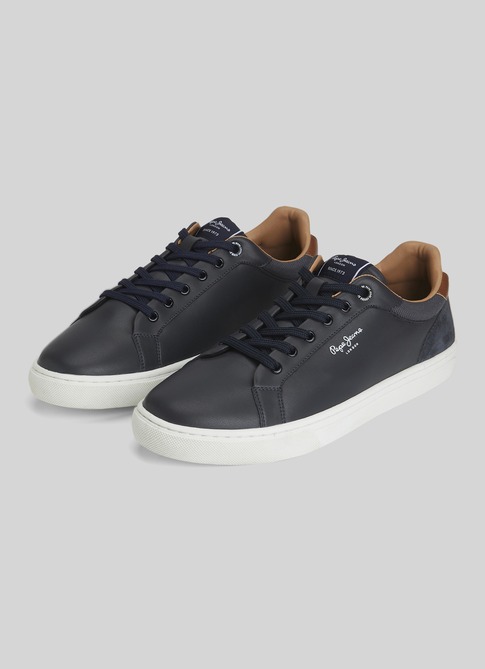 Kenton Court Navy Cupsole Sneakers, , large image number 2
