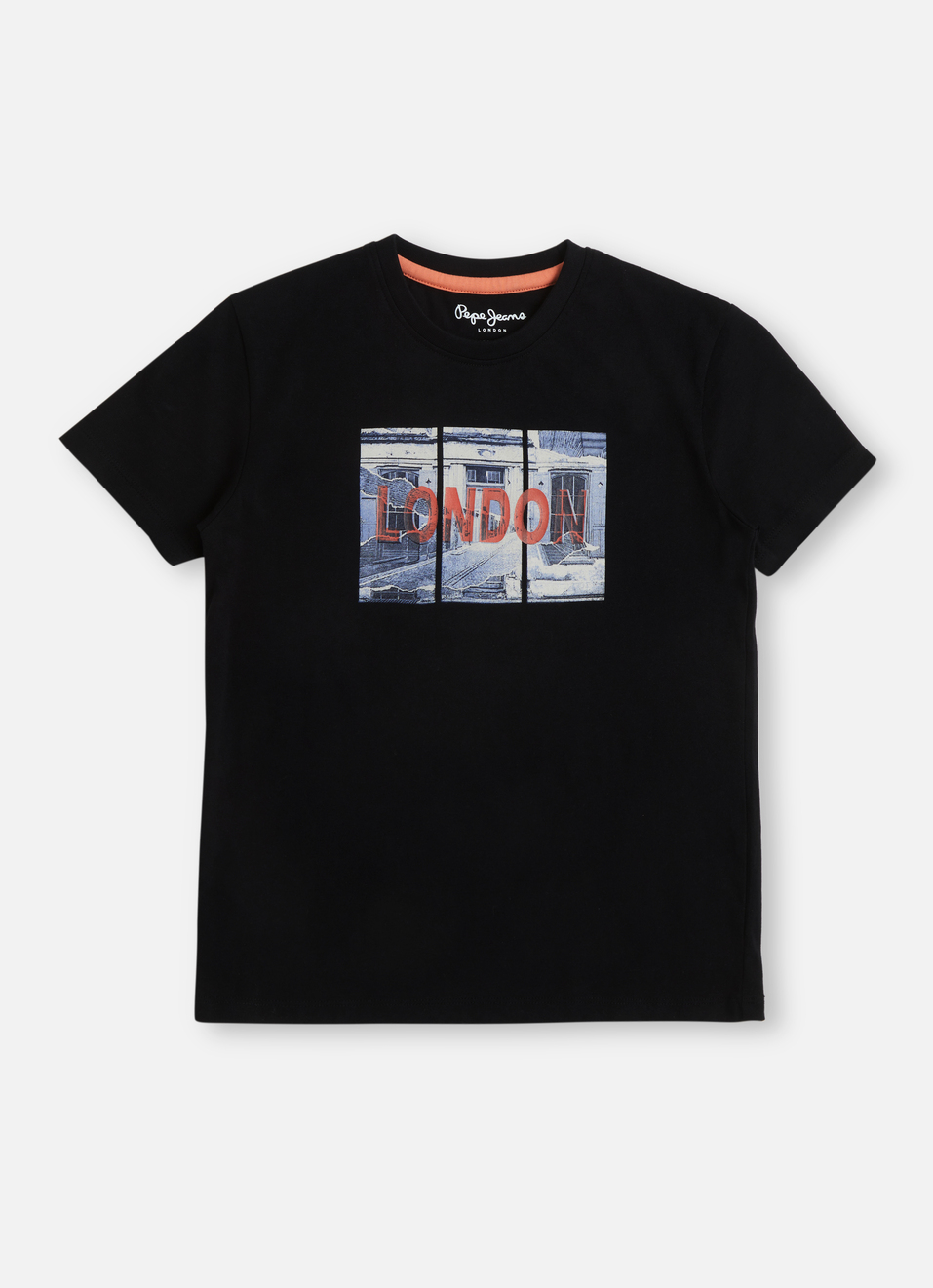 Boys Blue Graphic Print Short Sleeve T-shirt, , large image number 0