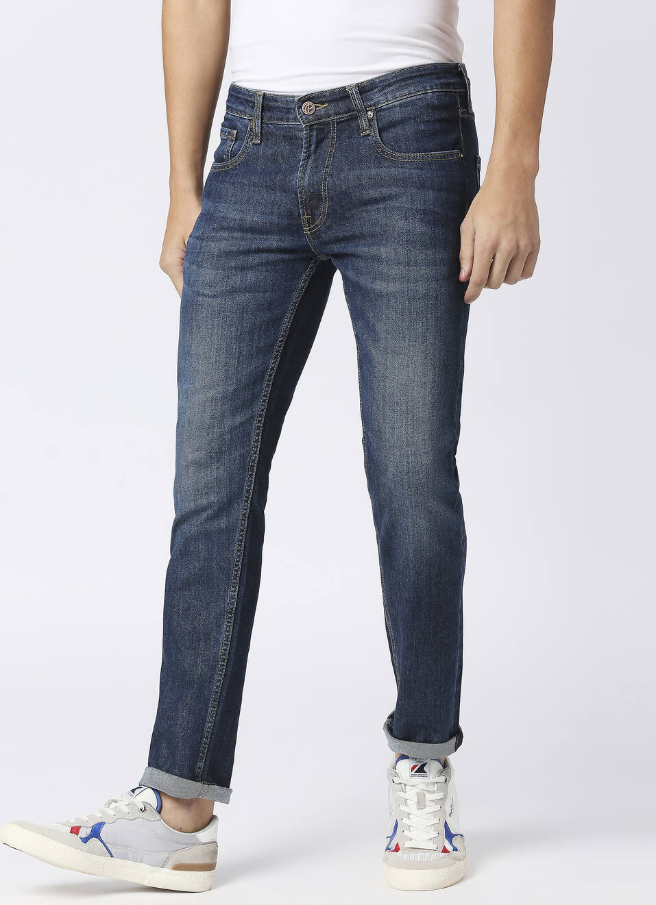 Tapered Vapour Taper Fit Low Waist Jeans, , large image number 3