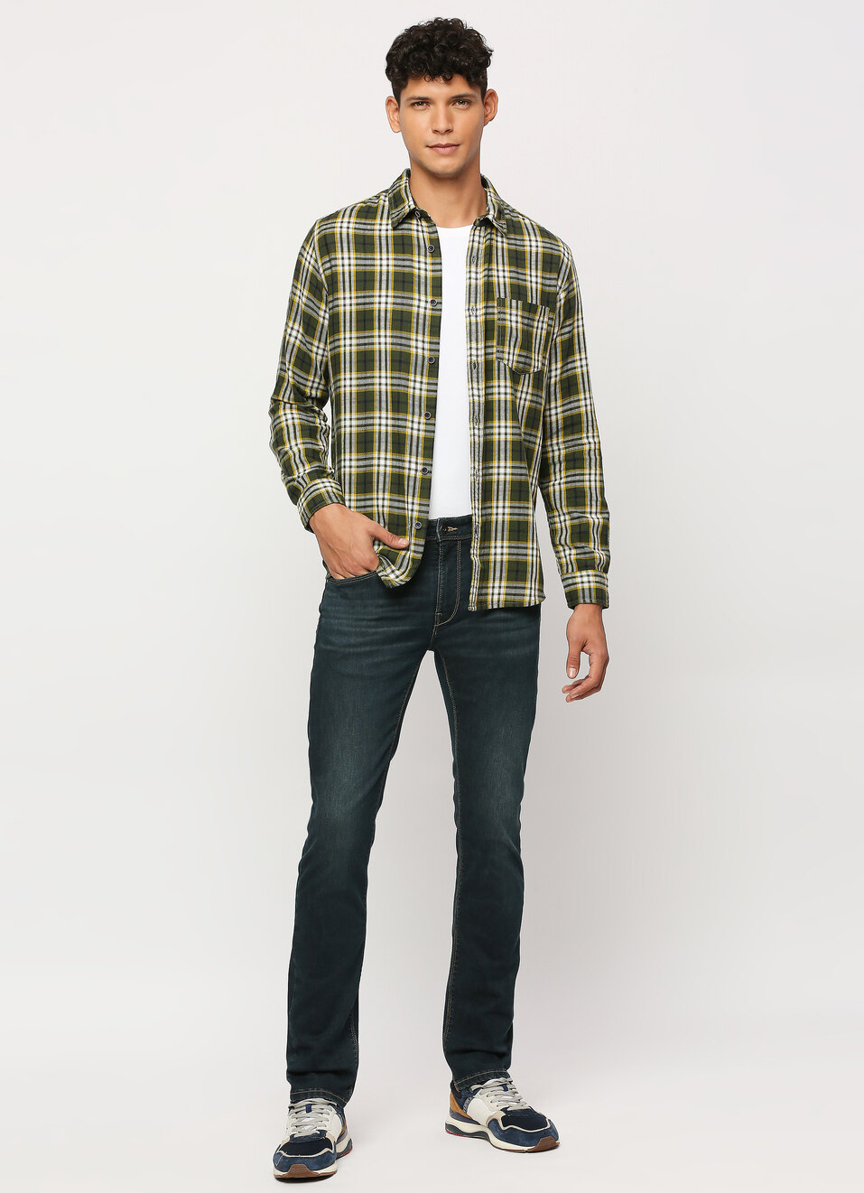 Green Checks Long Sleeve Shirt, , large image number 5