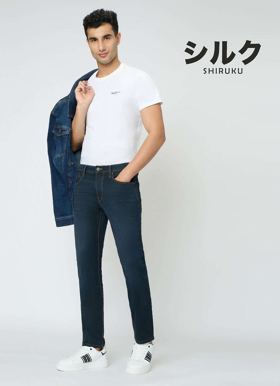 Men Blue Slim Fit Stretchable Jeans, , large image number 1