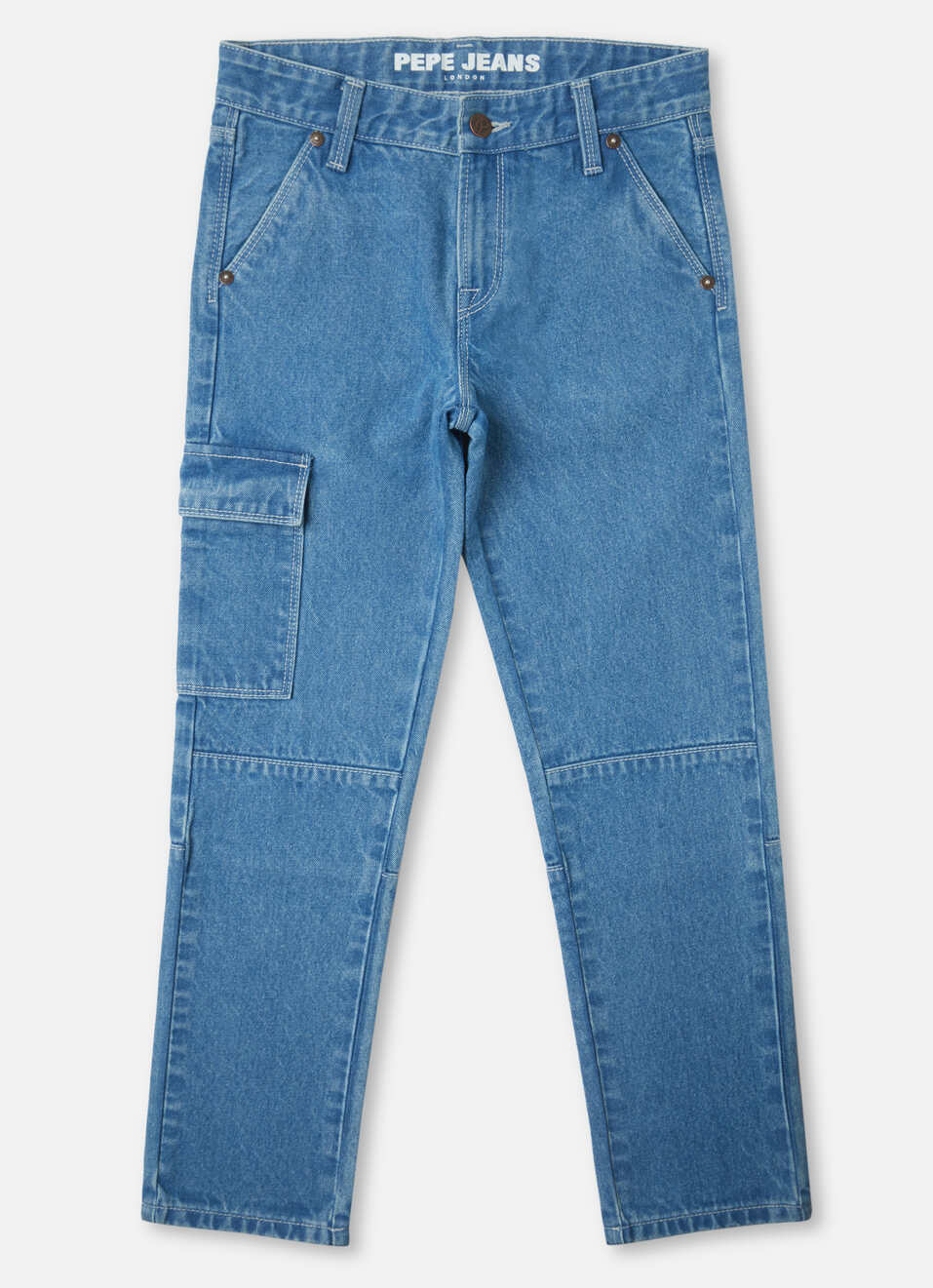 Boys Skater Mid Rise Slim Fit Jeans, , large image number 0