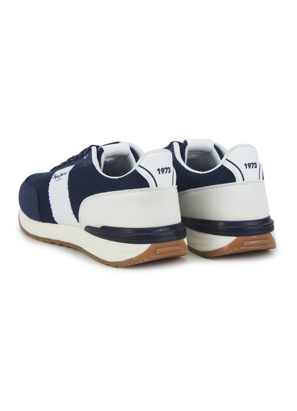 Men Navy Blue Anti-skid Outsole Sneakers, , large image number 3