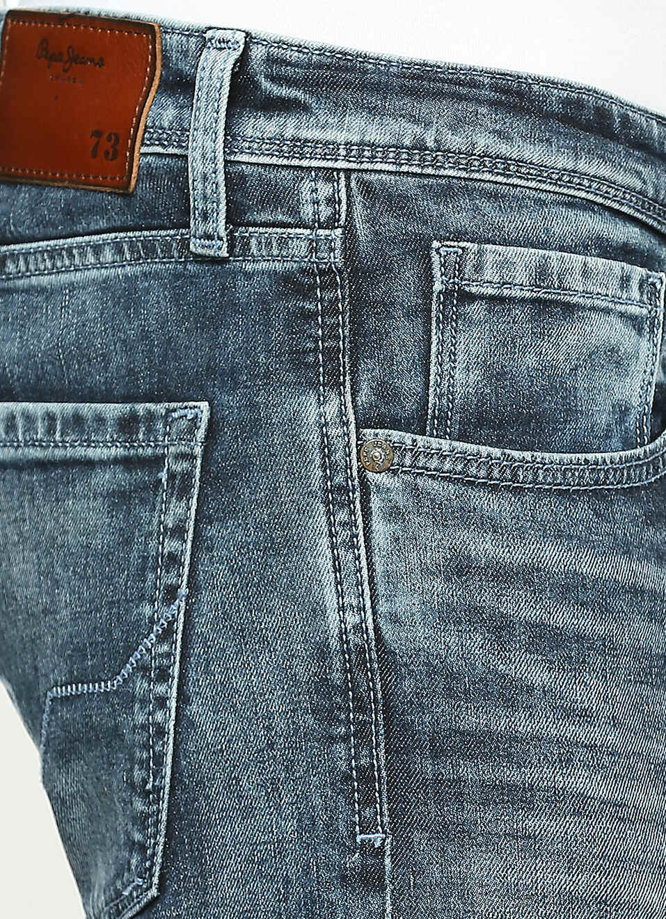 Tapered Vapour Fit Low Waist Jeans, , large image number 4