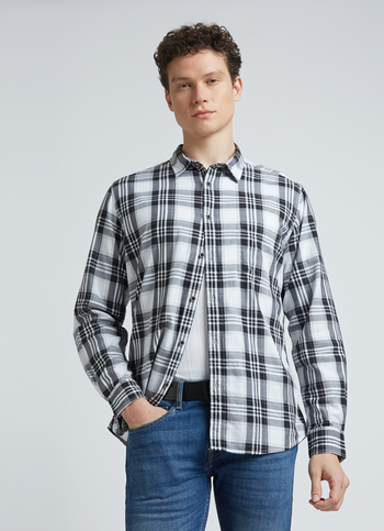 Black Check Full Sleeve Shirt