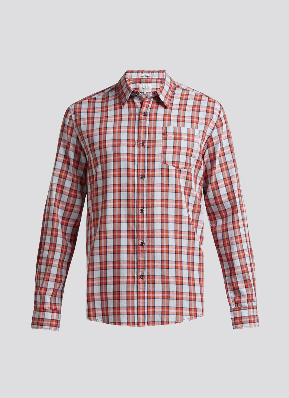 Orange Checks Full Sleeve Shirt, , large image number 6