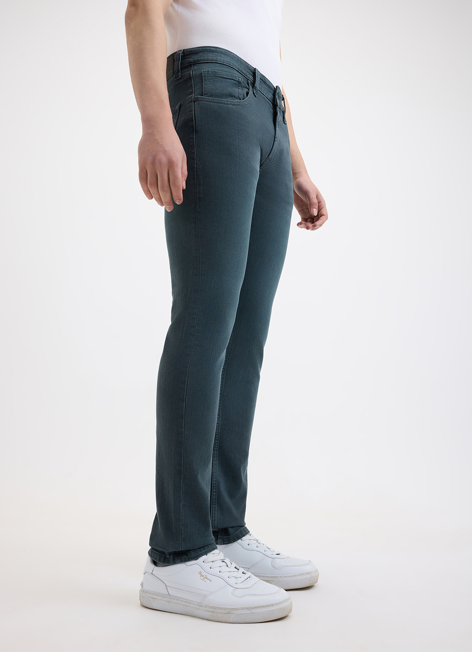 Men Grey Slim Fit Mid Rise Jeans , , large image number 5