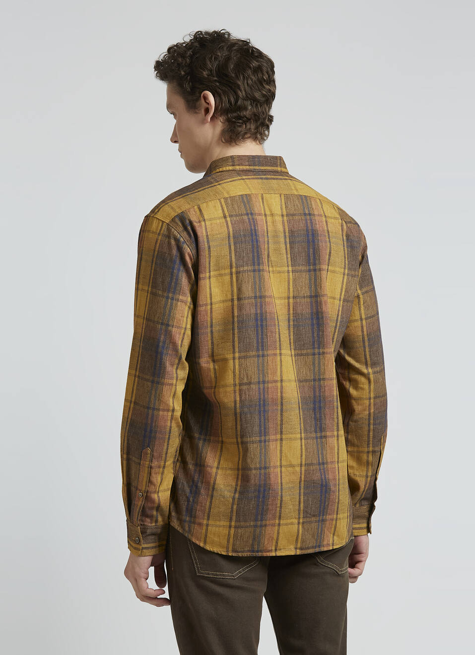 Yellow Check Full Sleeve Shirt, , large image number 2