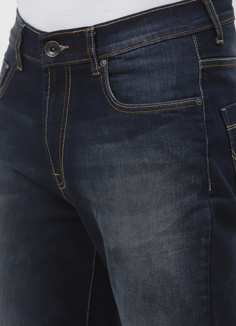 Holborne Regular Fit Mid Waist Straight Leg Jeans, , large image number 4