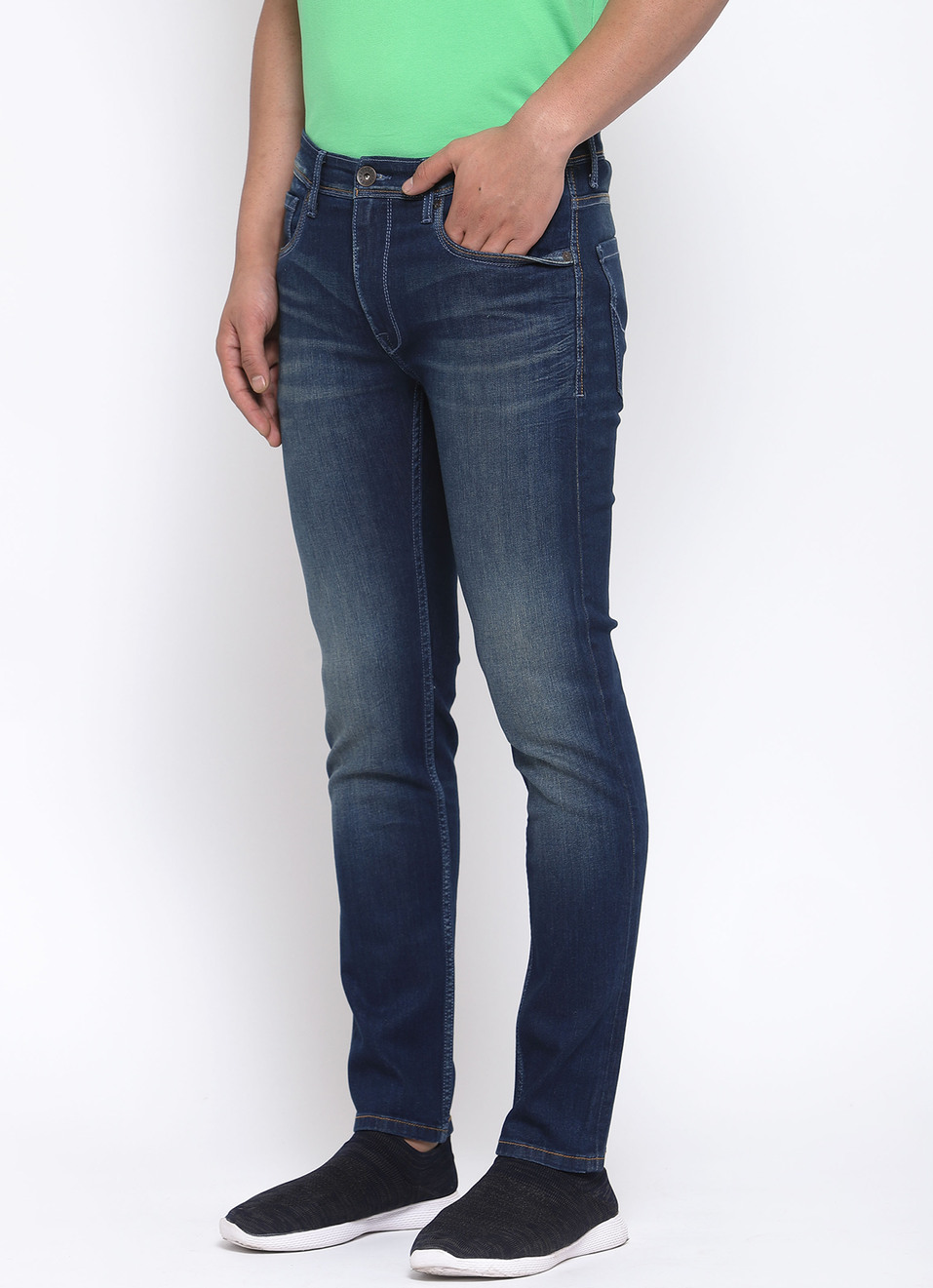 Adam Tapered Fit Low Waist Jeans, , large image number 1