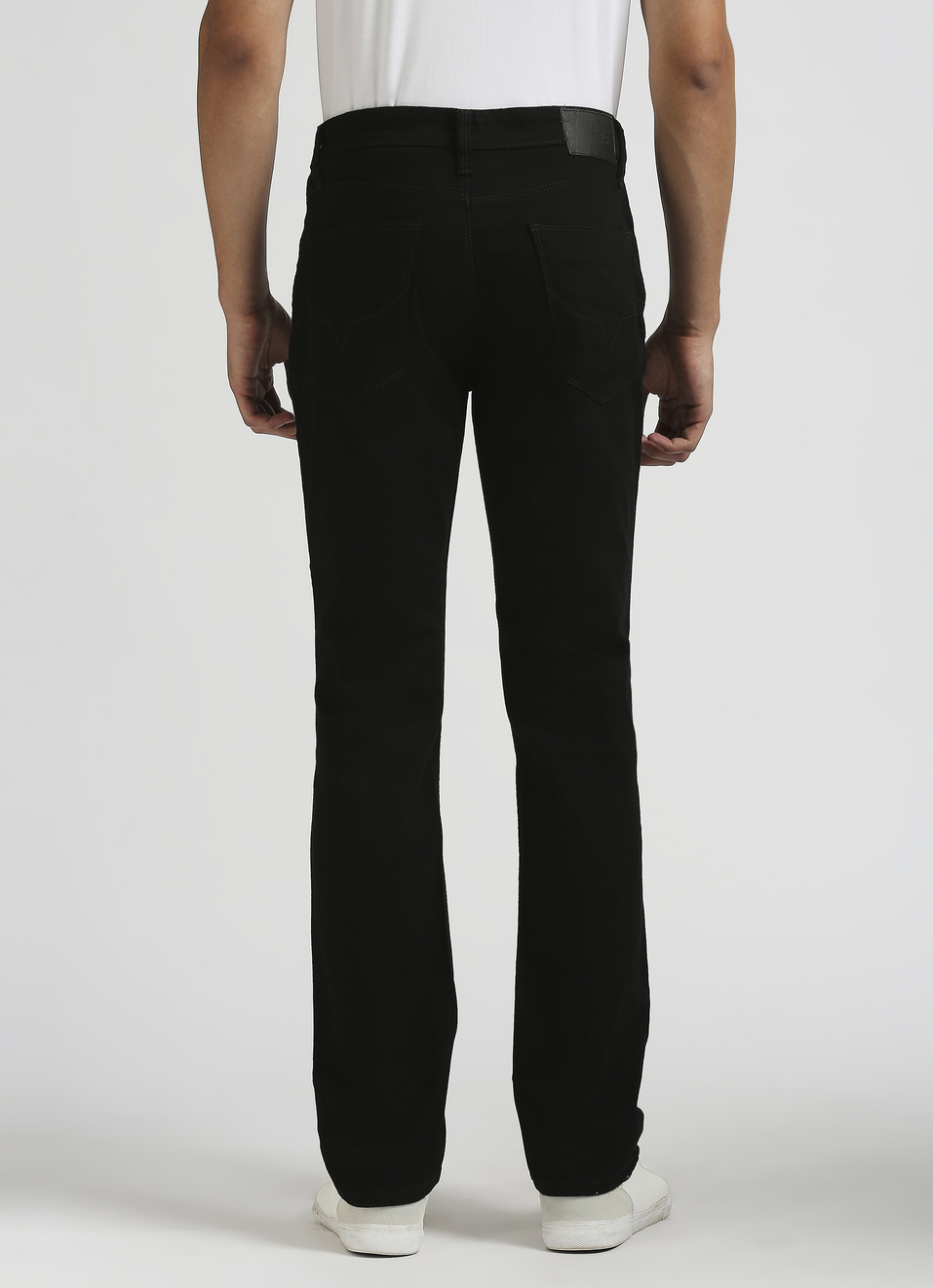 Vapour Dark Blue Mid Rise Slim Fit Jeans, , large image number 1