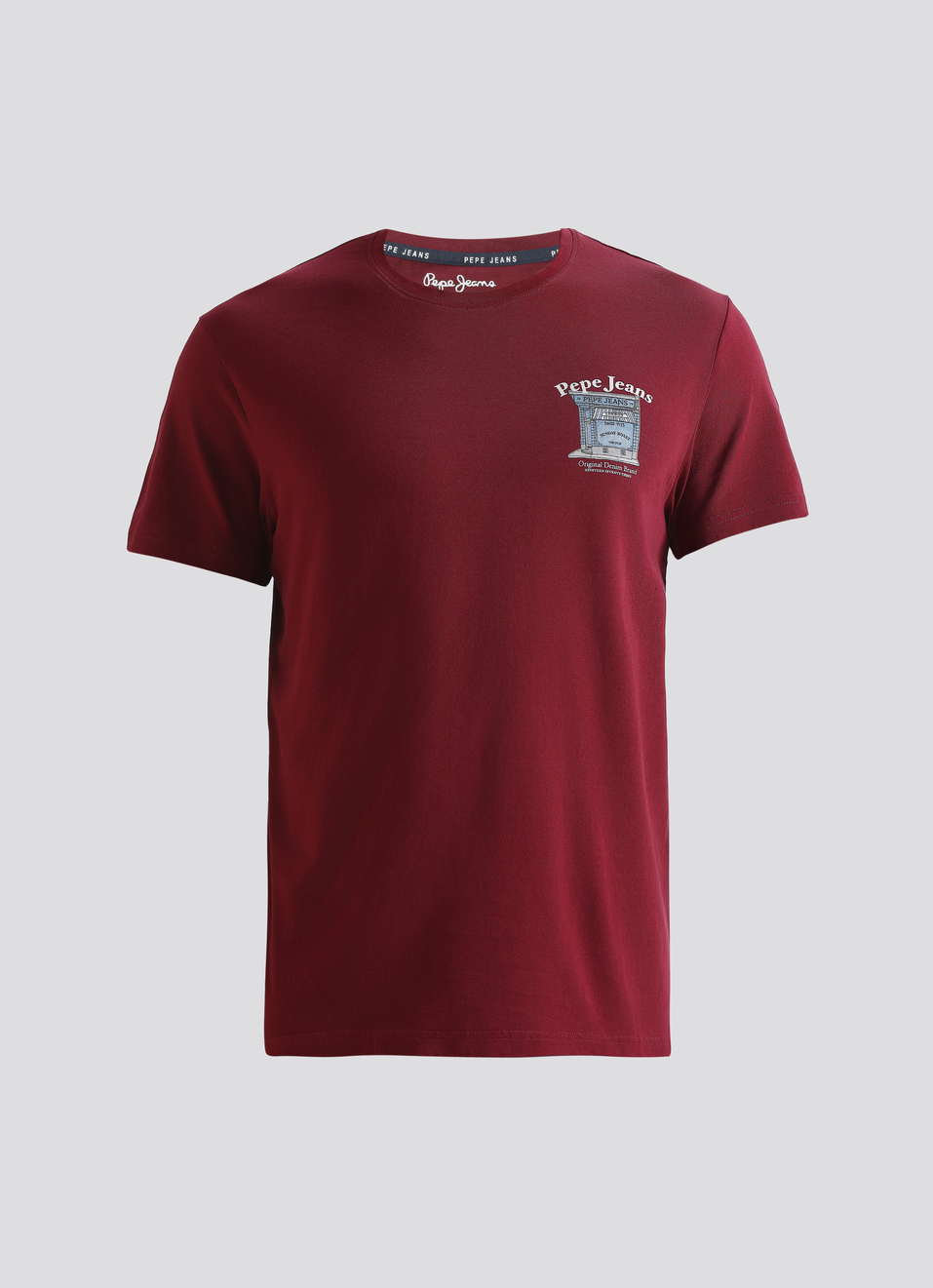 Red Graphic Print Short Sleeve T-shirt, , large image number 6