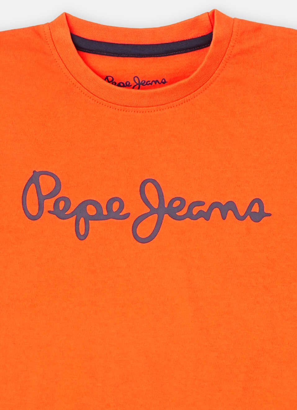 Boys Orange Short Sleeve T-shirt, , large image number 2