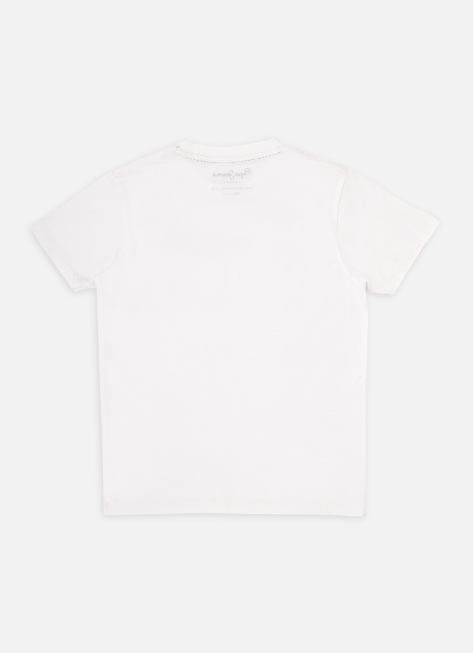 Boys White Graphic Print Short Sleeve T-shirt, , large image number 1