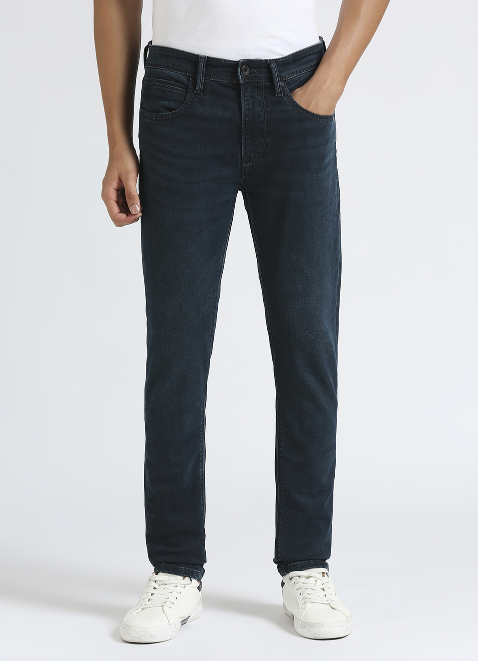 Chinox Blue Mid Waist Gymindigo Jeans, , large image number 2