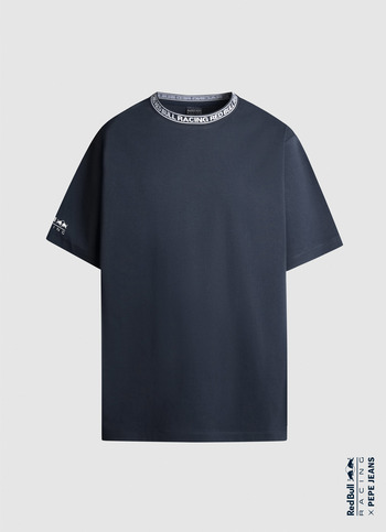 Red Bull Racing X Pepe Jeans Branded Collar Relaxed Tee