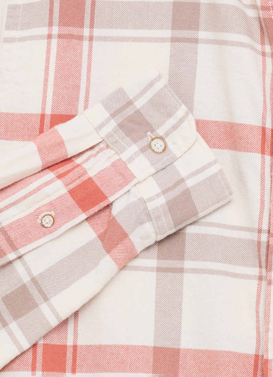 Men Off White Checked Brushed Long Sleeve Shirt, , large image number 7