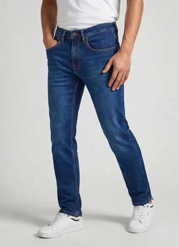 Men Blue Mid Rise Slim Fit Jeans
