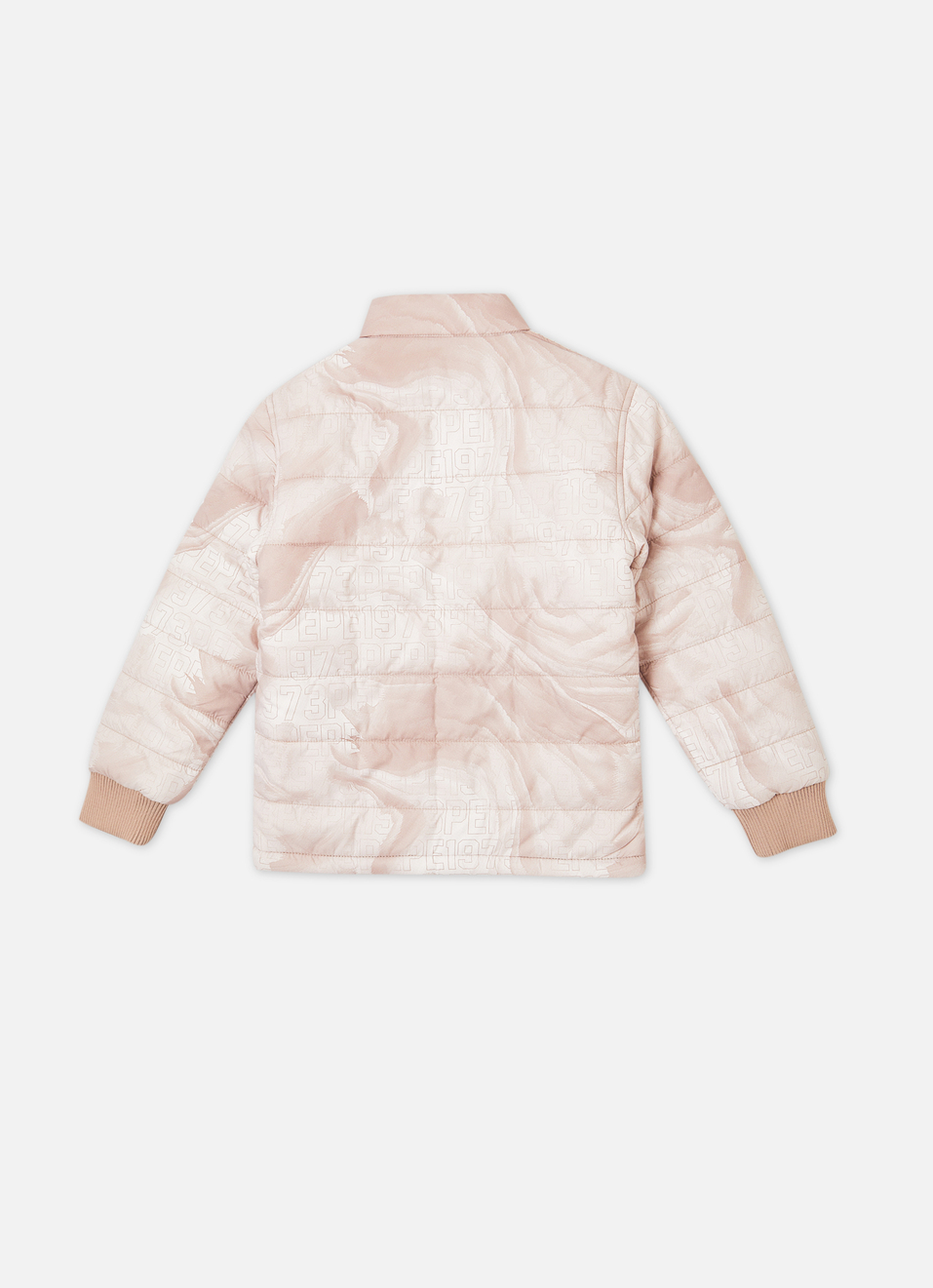 Boys White Printed Full Sleeve Reversible Jacket, , large image number 1