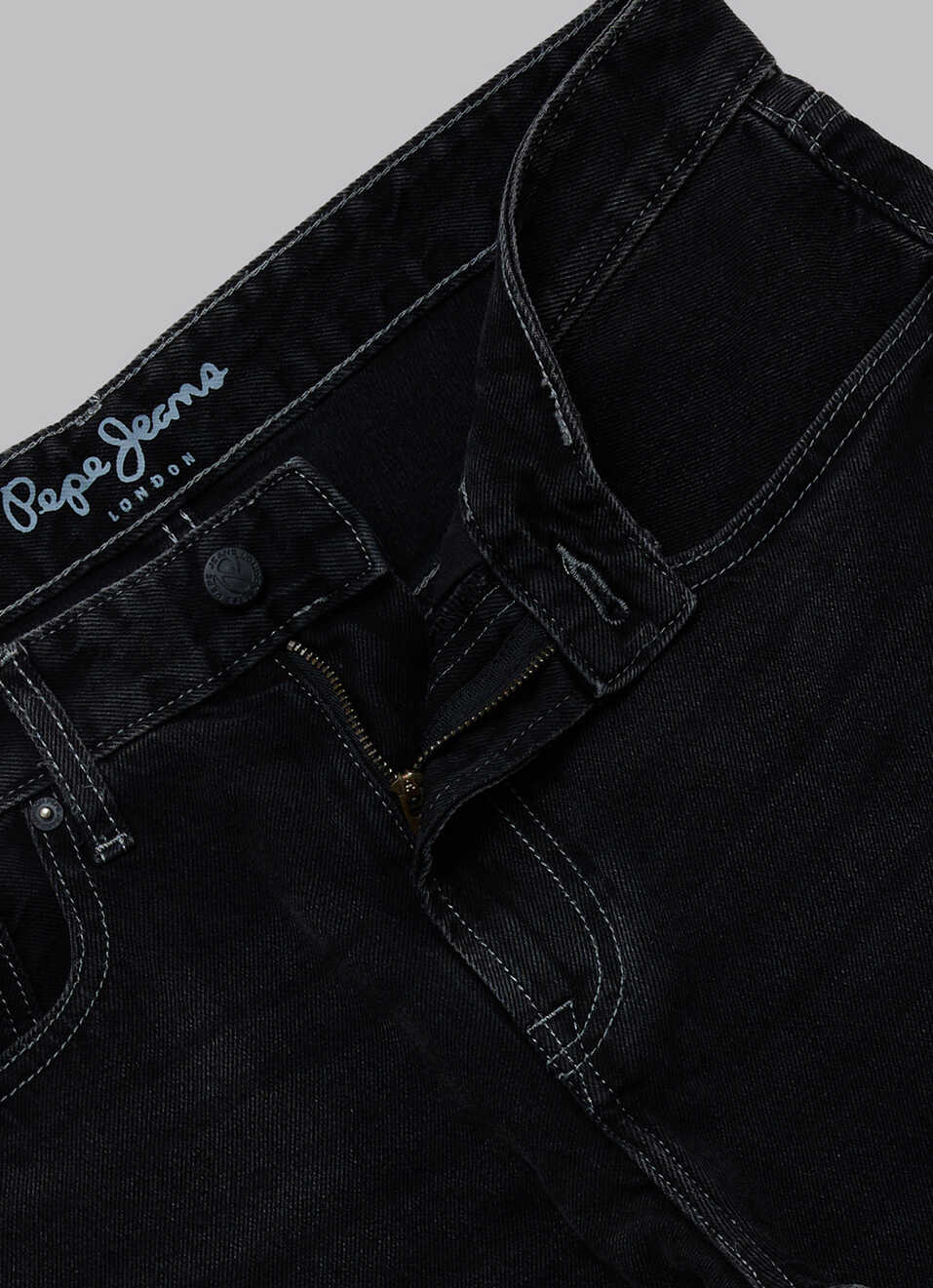 Men Black Baggy Fit Mid Rise Jeans, , large image number 6