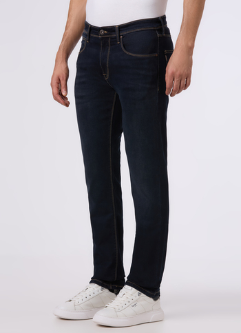 Men Blue Mid Rise Slim Fit Jeans