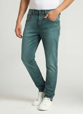 Chinox Dark Blue Mid Rise Ankle Gymindigo Jeans