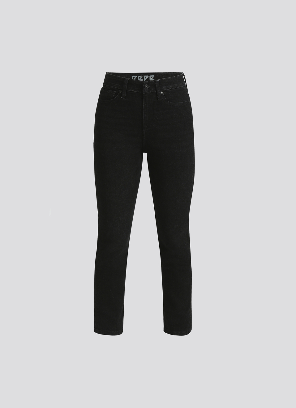 Mary Black Hight Waist Straight Softlex Jeans, , large image number 6