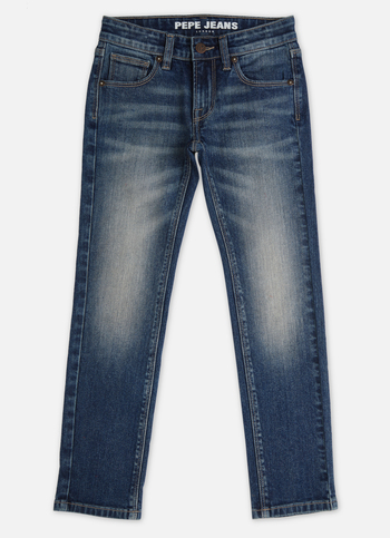 Boys Cash Mid Rise Slim Fit Jeans