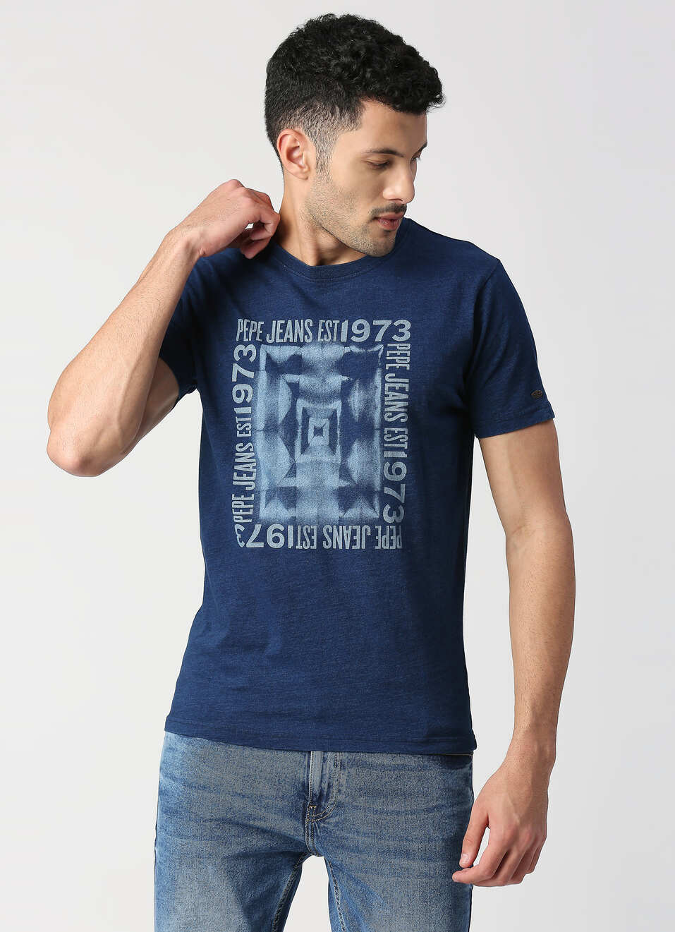 KINGSTON Heritage indigo tee, , large image number 1