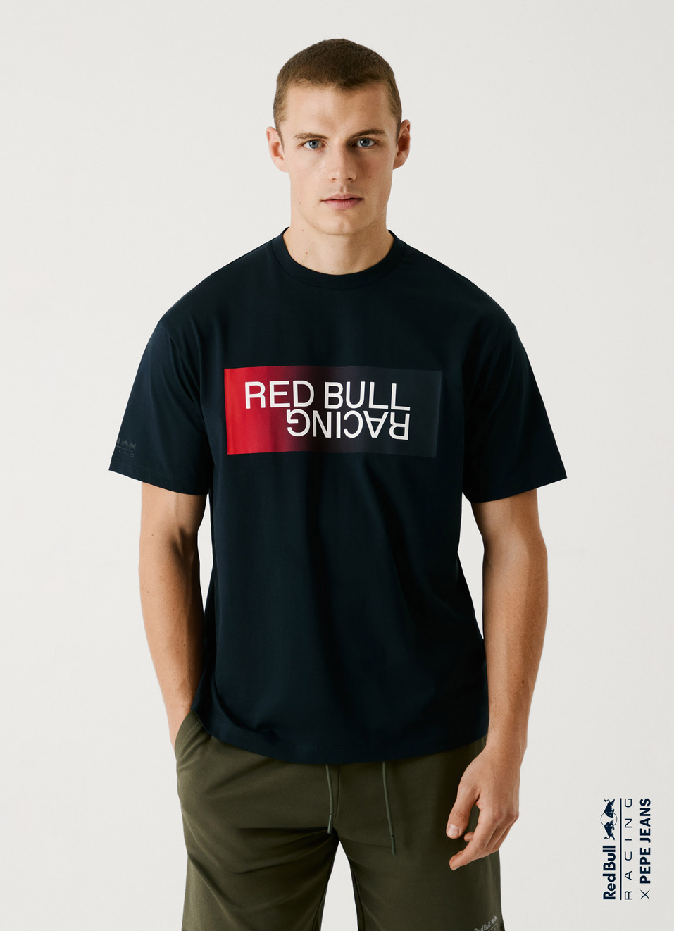 Red Bull Racing X Pepe Jeans Ombre Logo Relaxed Tee, , large image number 0
