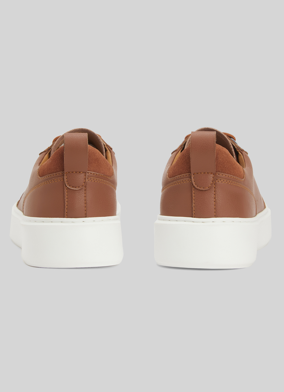 Yogi Street Brown Cup Sole Sneakers, , large image number 3