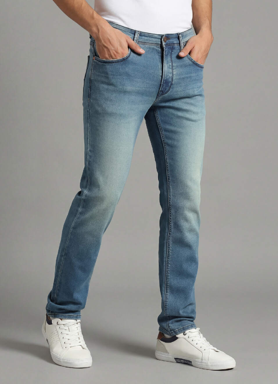 Vapour Low Rise Tapered Gymindigo Jeans, , large image number 0
